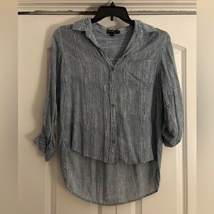 Velvet Heart Hi-Lo Button Up